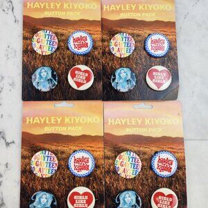 Lot of 4 Hayley Kiyoko Button Packs
